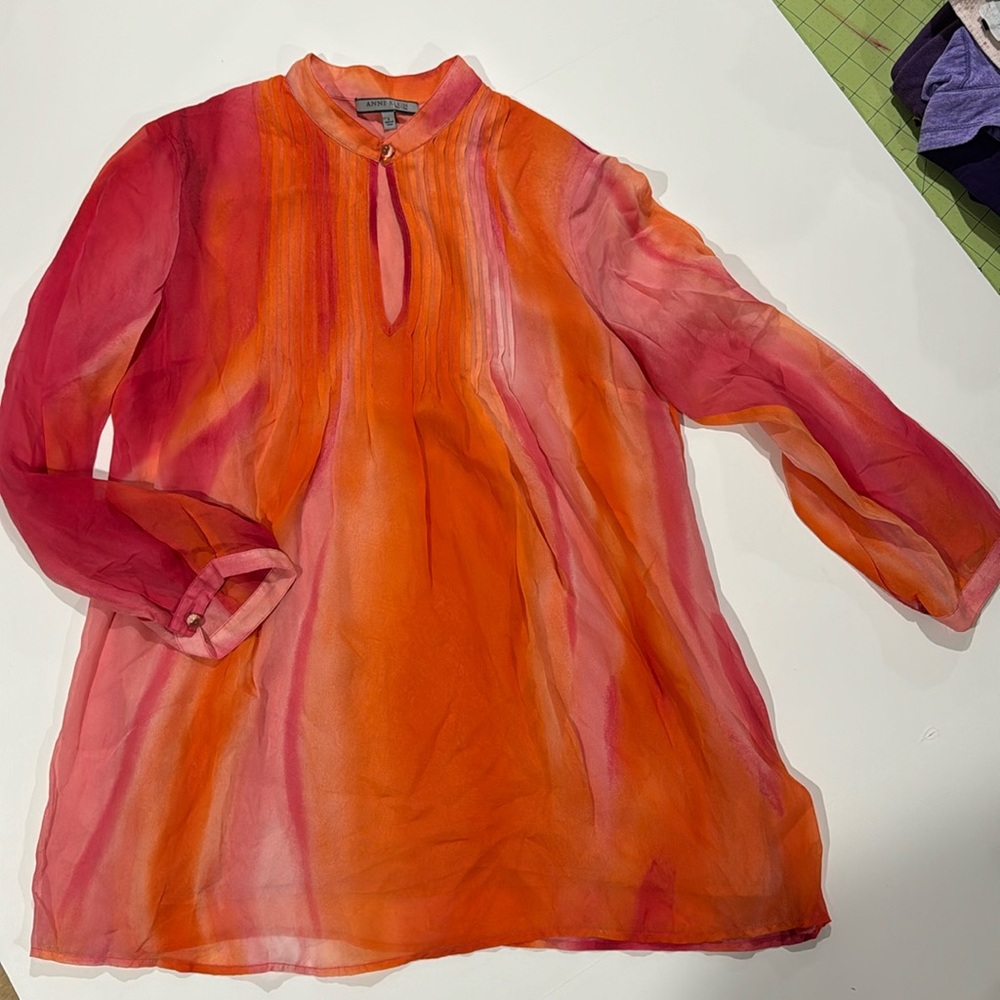 ANNE KLEIN women blouse.